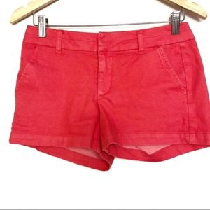 Harper Mid Rise Coral / Pink Shorts with Belt Loops Women's Size 27